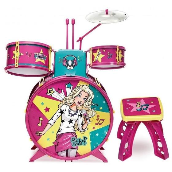 Imagem de Bateria Infantil - Barbie Fabulosa - Fun