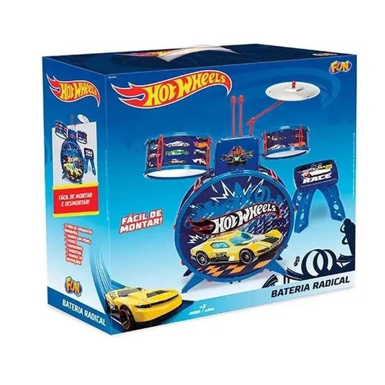 Imagem de Bateria Infantil Radical - Hot Wheels F00057 Fun