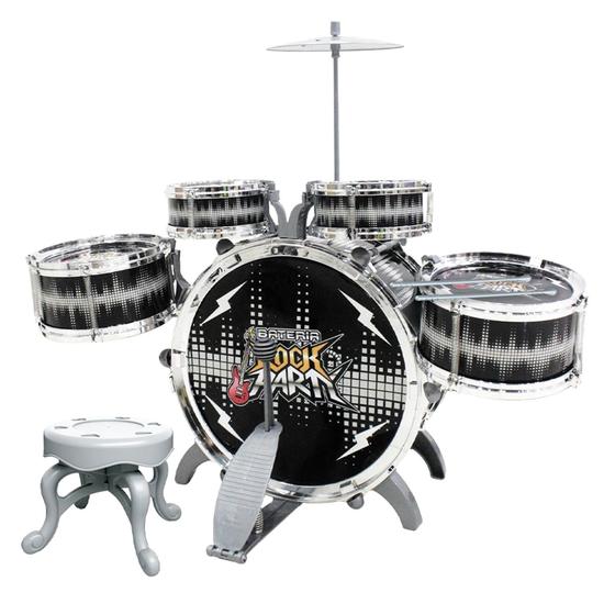 Imagem de Bateria Infantil Rock Party Brinquedo Musical 51cm Altura