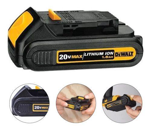 Imagem de Bateria Íon de Lítio 20v Max Compact DCB201-B3 - Dewalt