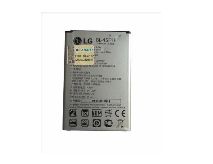 For LG Aristo 2 K4 K8 Cell Phone BL-45F1F Li-ion Battery 2500mAh 9.6Wh - Foto 7