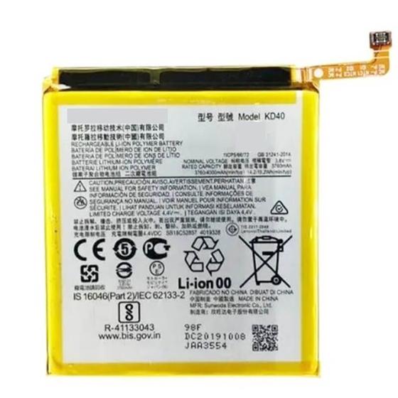 Imagem de Bateria Kd40 4000mAh Compatível G8 PLUS XT2019