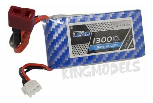 Imagem de Bateria Lipo Leão 2s 7.4v 1300mah 30c Xt60 - Top De Linha!!