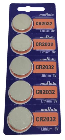 Imagem de Bateria Lithium 3v CR2032 Sony/Murata Cartela C/5 Unidades