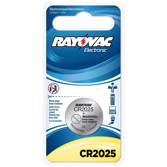 Imagem de Bateria Lithium Rayovac CR2025BOTAO 3V