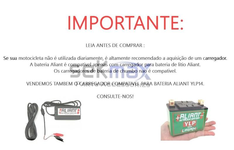 Imagem de Bateria Litio Aliant Ylp14 BMW F650GS F 650GS F650 GS 2011