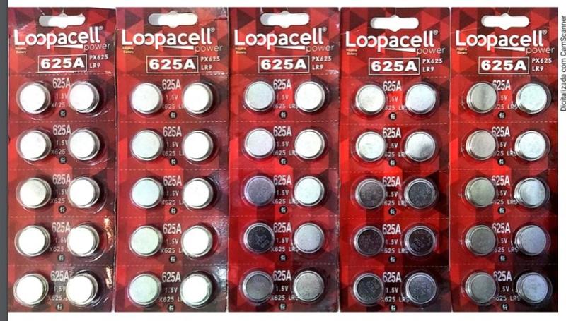 Imagem de Bateria Loopacell 625a - Kit 5 Cartelas Com 10 Unidades