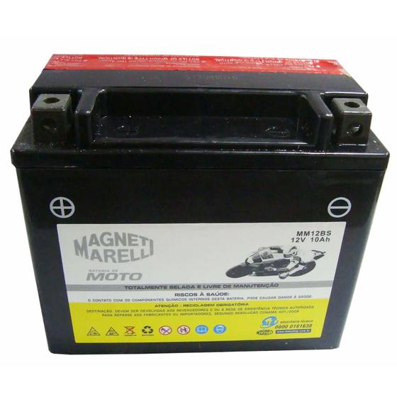 Imagem de Bateria Magneti Marelli Ytx12-bs Speed Triple 1050 Tiger Tdm850 Er5 Vrf Citycom 300