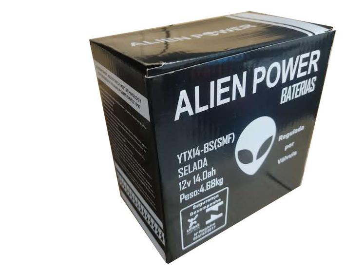 Imagem de Bateria moto Alien Power SELADA YTX14 BS Comet 250 650 Bmw F800