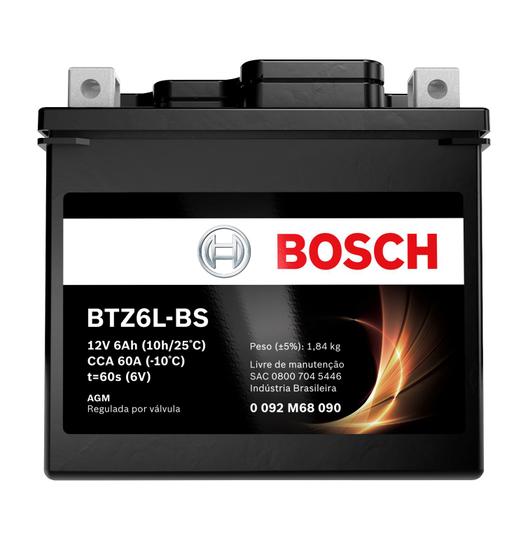 Imagem de Bateria Moto Bosch Xr 300 Xre 300 6ah Btz6l-bs