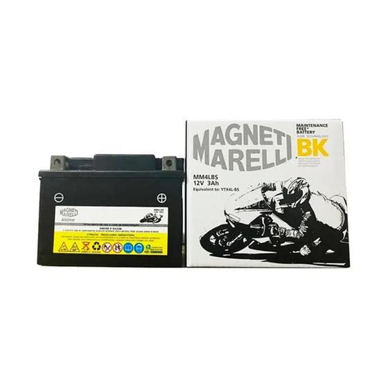 Bateria Moto MM4LBS Biz 100 Magneti Marelli 3Ah Selada é boa?