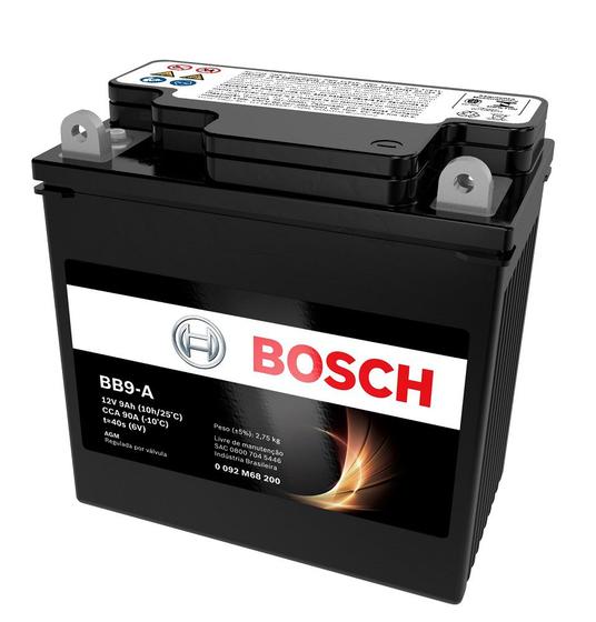 Bateria Moto SUZUKI GSR 150I 150S Bosch 9ah bb9-a (yb7-a) Menor preço em Bateria Moto SUZUKI GSR 150I 150S Bosch 9ah bb9-a (yb7-a)