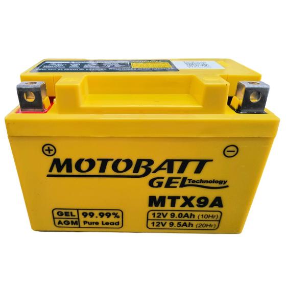 Imagem de Bateria Motobatt Mtx9a 9ah Cb500 Shadow Xt600 Mirage 250