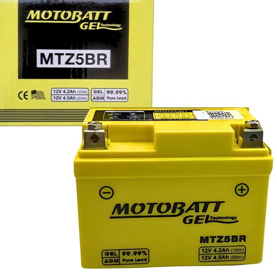 Imagem de Bateria Motobatt Mtz5br Yb4l-a Yb4l-b Ytx4l-bs Melhor Yuasa