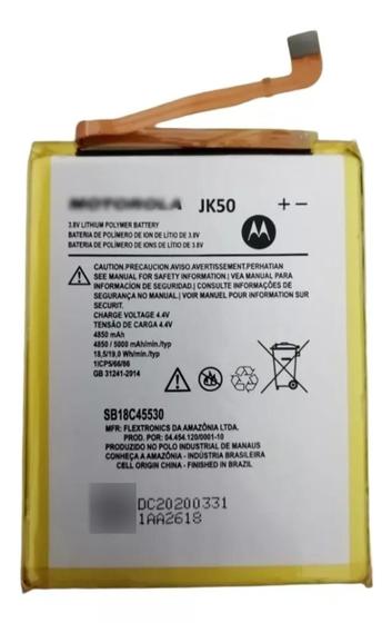 Bateria Motorola Moto G9 Play Jk50 Xt2083 Nova+Nfe Menor preço em Bateria Motorola Moto G9 Play Jk50 Xt2083 Nova+Nfe