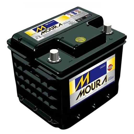 Imagem de Bateria Moura 50 Amperes 12V Polo Positivo Lado Direito Caixa Alta Livre de Manutenção - M50ED