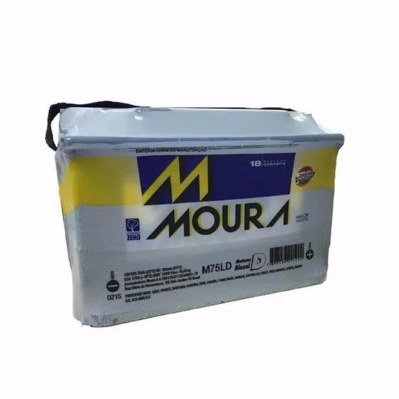 Bateria Moura 75Ah - M75LD (Cx. Alta) - OriginaL - Outros Automotivo ...