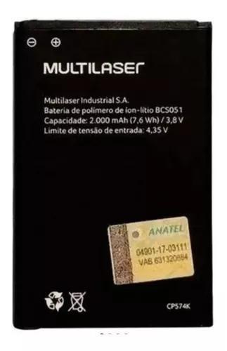 Imagem de Bateria Multilaser MS50L S051 Mirage 62S 1005 Bcs051 2000mAh