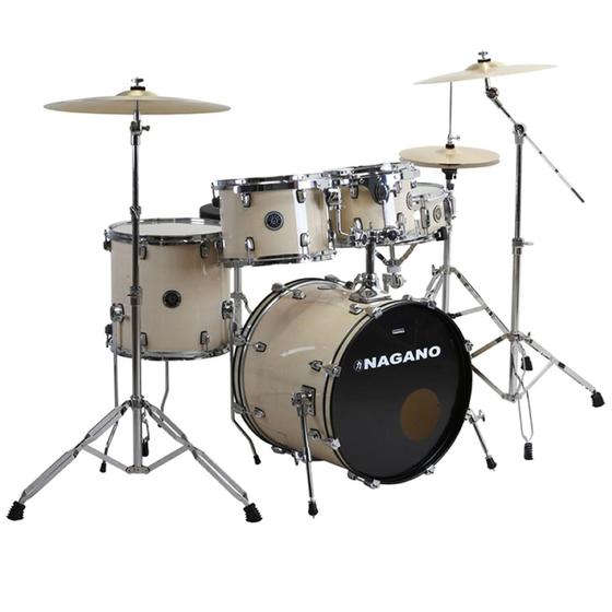 Imagem de Bateria Nagano Garage Rock 22 Ntc Natural Clear