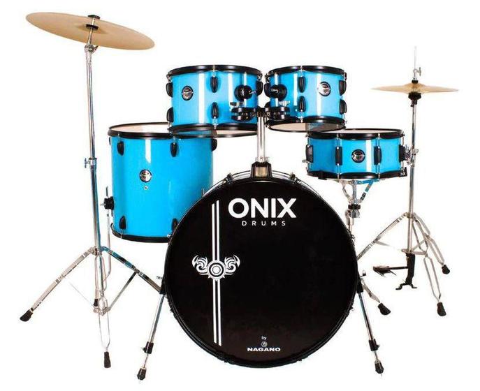 Imagem de Bateria Nagano Onix Drums Smart 22 Baby Blue BBE