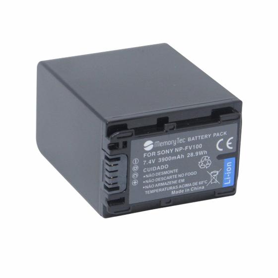 DSTE Replacement for NP-FV100 Li-ion Battery Compatible Sony DCR-SR88 SX83 SX85 HDR-CX210 CX220 CX290 CX300 CX350V CX360V CX610E NEX-VG10 PJ820E PJ610E Camera 