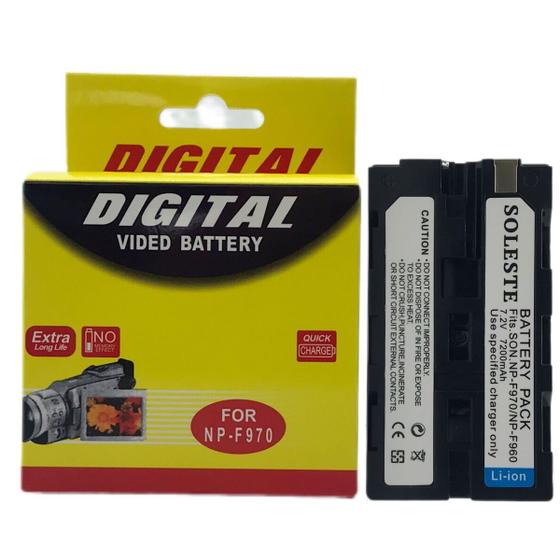 Imagem de Bateria NPF970 7200mAh Para Iluminadores De Led E camera Não funciona em filmadoras