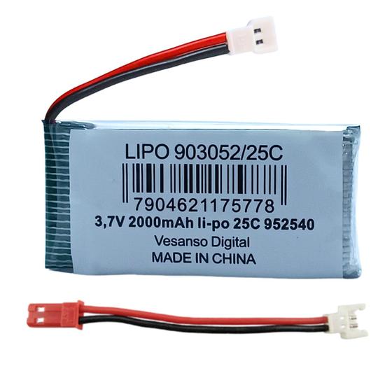 5 batterie ricaricabili 3,7 V 300 mAh 702030 Batteria drone Li-po per