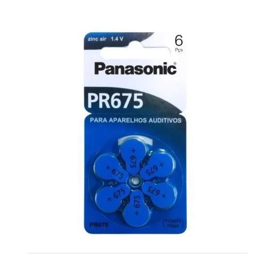 Imagem de Bateria para aparelho auditivo pr675 c/06 - panasonic