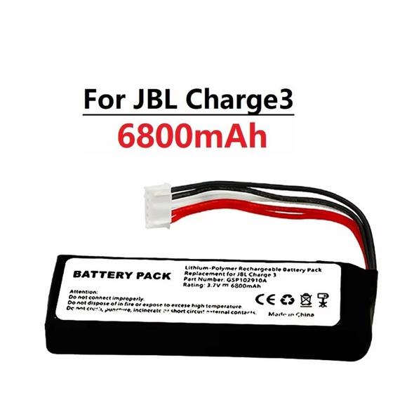 Imagem de Bateria para Charge 3 Charge3 - 6800mAh - Gsp1029102A - Caixa de Som