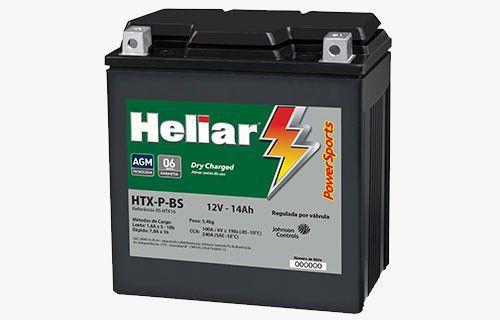 Imagem de Bateria para moto Heliar PowerSports HTX16-BS