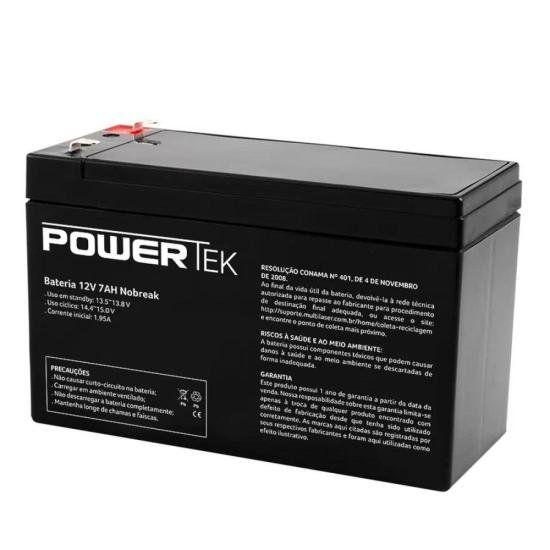 Imagem de Bateria Para Nobreak 12v 7Ah EN013 Powertek