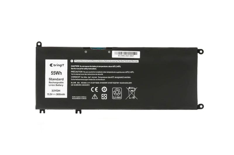 Imagem de Bateria para notebook bringIT compatível com Dell Inspiron G5 15-5587 3600 mAh Preto