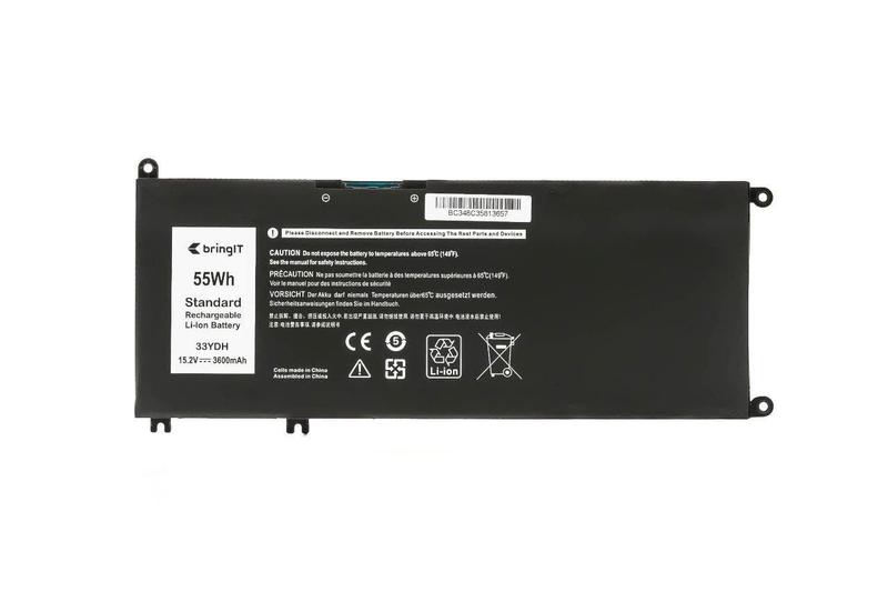 Imagem de Bateria para notebook bringIT compatível com Dell  P71F001 3600 mAh Preto