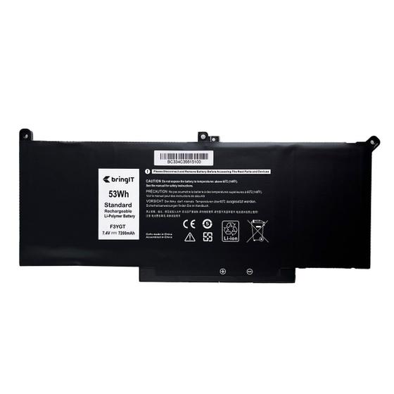 Imagem de Bateria para notebook bringIT compatível com Dell Part Number DM3WC 6800 mAh Preto