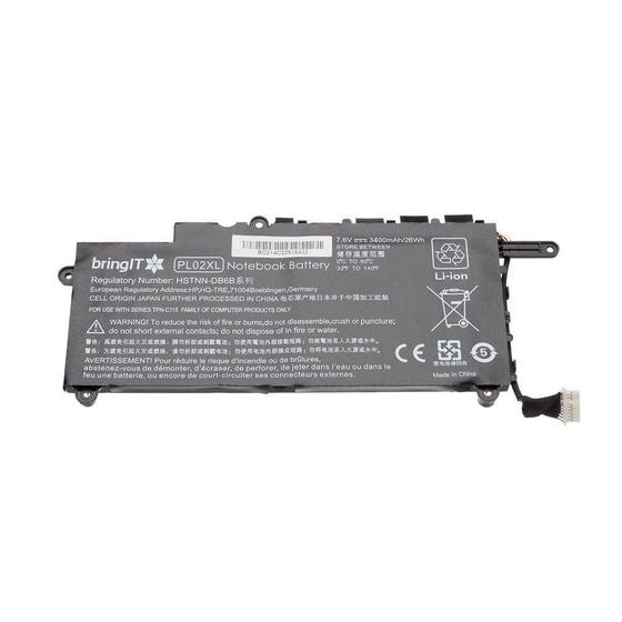 Imagem de Bateria para notebook bringIT compatível com Hp Pavilion X360 11-N055ND  3400 mAh