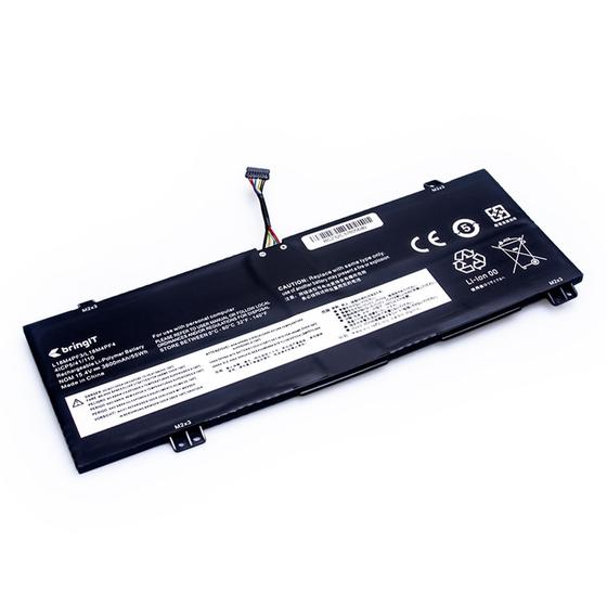 Imagem de Bateria para notebook bringIT compatível com Lenovo Part Number L18M4PF3  3200 mAh