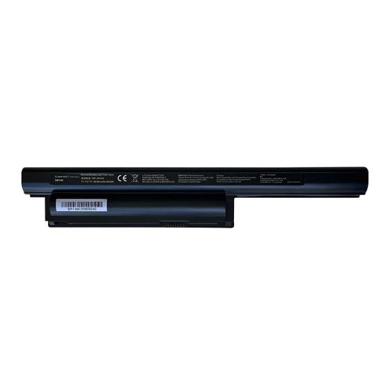 Bateria para notebook bringIT compatível com Sony Vaio SVE15125CBS 4000 mAh Imagem de Bateria para notebook bringIT compatível com Sony Vaio SVE15125CBS 4000 mAh