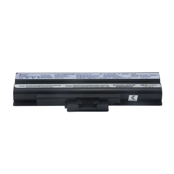 Imagem de Bateria para notebook bringIT compatível com Sony Vaio VPCYB25AB VPCCW23FX BPS13  4000 mAh