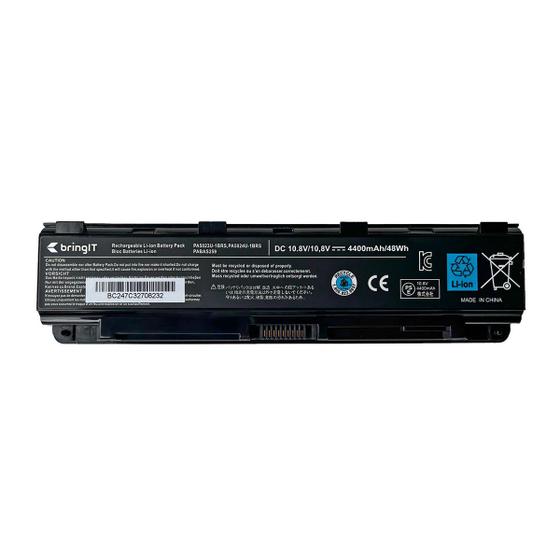 Imagem de Bateria para Notebook bringIT compatível com Toshiba PN PA5026U-1BRS  6 Células