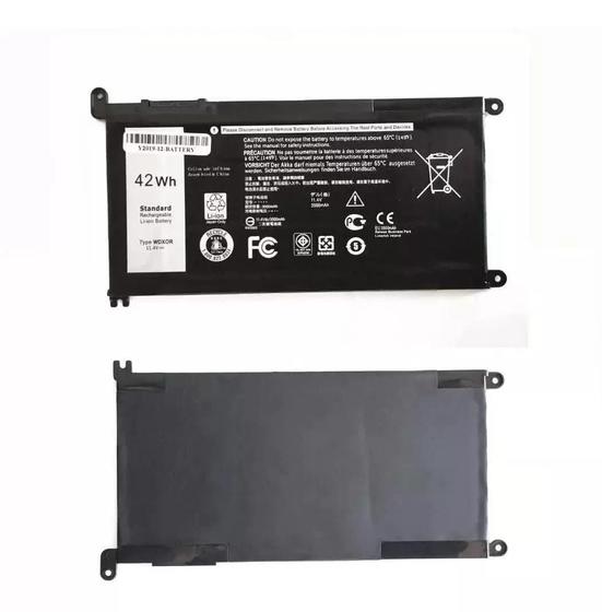 Imagem de Bateria Para Notebook DELL INSPIRON WDX0R Dell Inspiron 15, 7579, 7569, 5578, 5565, 5567, 11.4V 2200mAh 42WH 4 Células