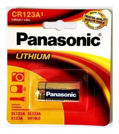 Imagem de Bateria Pilha 3v Cr123a Lithium Photo - Panasonic