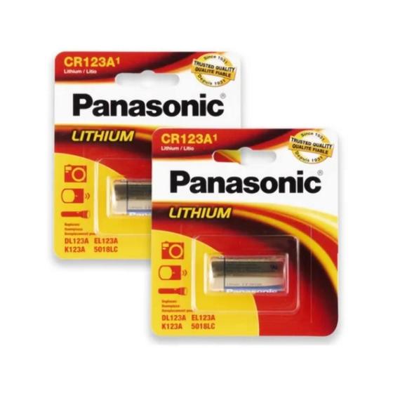 Imagem de Bateria Pilha Lítio Panasonic Cr123A 3V 1 Unidade