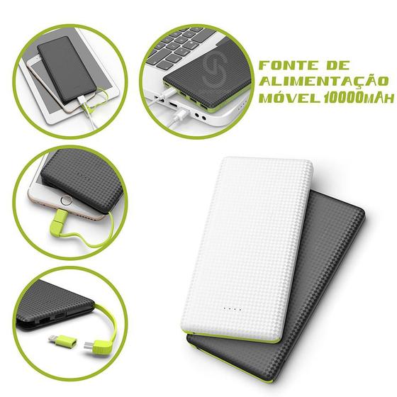 Bateria portatil pineng 10.000 power bank externa PN-951 Menor preço em Bateria portatil pineng 10.000 power bank externa PN-951