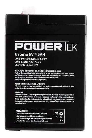 Imagem de Bateria Powertek En003 6v 4,5ah