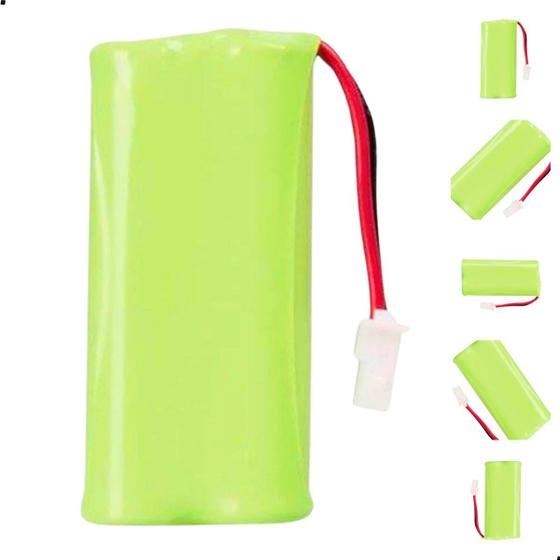 Bateria Recarregável 2,4V 600mAh Original para Telefones Sem Fio Intelbras Imagem de Bateria Recarregável 2,4V 600mAh Original para Telefones Sem Fio Intelbras