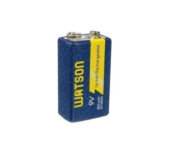 Imagem de Bateria Recarregável 9V - 250Mah Watson 9V/250