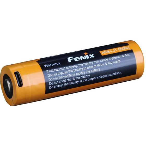 Imagem de Bateria Recarregavel Fenix ARB-L21-5000U 21700 5000MAH 3.6V USB-C