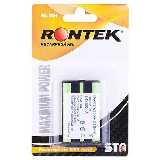 Bateria Recarregável Para Telefone Sem Fio Rontek NiMh 850mAh 3.6V Menor preço em Bateria Recarregável Para Telefone Sem Fio Rontek NiMh 850mAh 3.6V