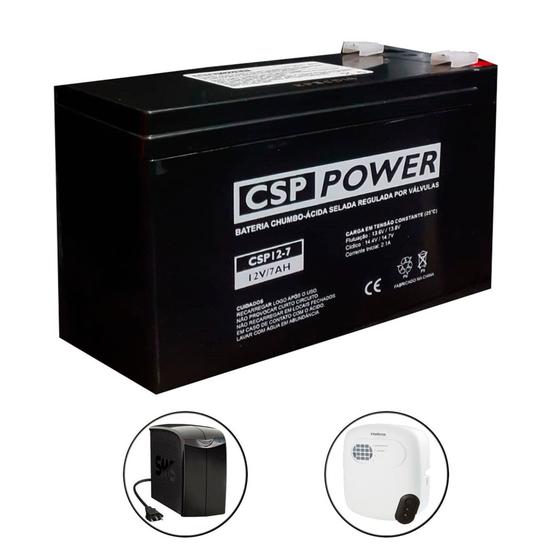 Imagem de Bateria Recarregável Selada Para Nobreak 12v 7ah*