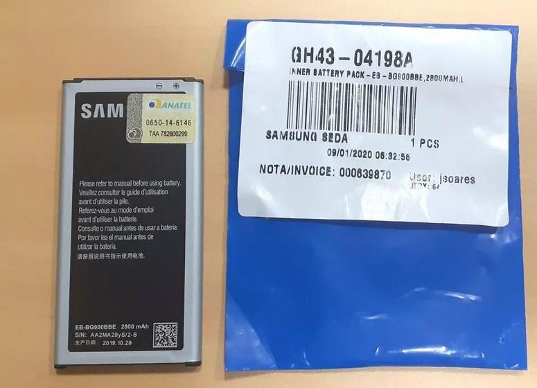 Imagem de Bateria Samsung Galaxy S5 G900 / G903 Original